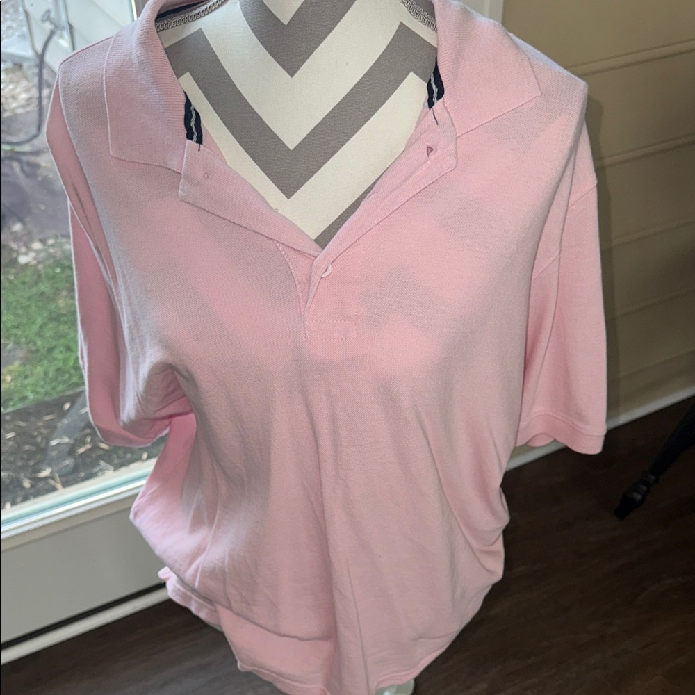 Elegant Pink Men's Polo Shirt